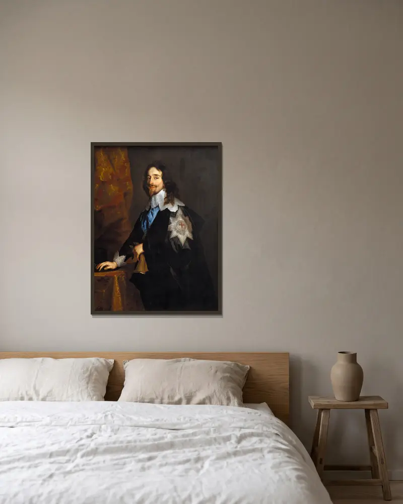 Karel I. Anglický, Anthony van Dyck v rámu na stěně