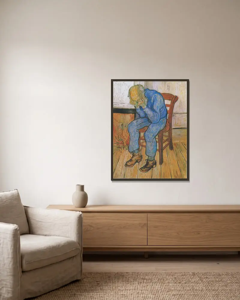 At Eternity’s Gate, Vincent van Gogh w ramie na ścianie