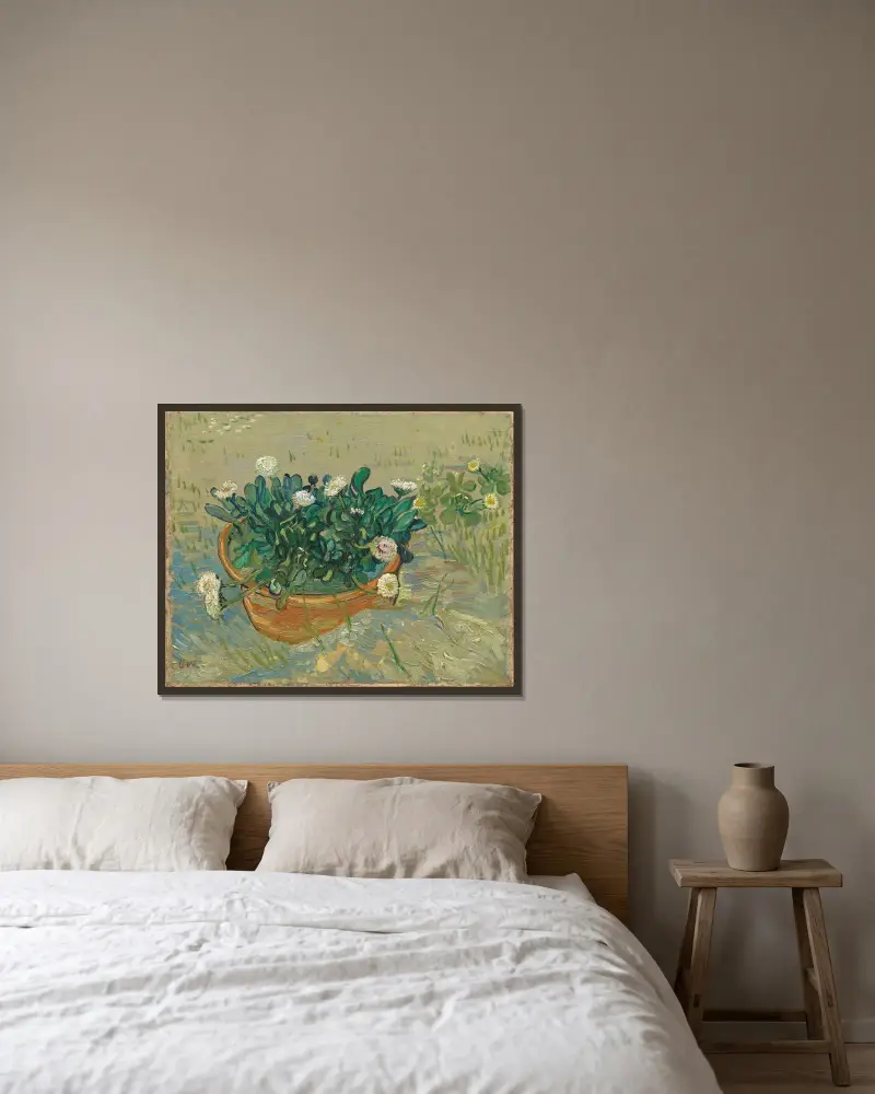 Daisies, Arles, Vincent van Gogh w ramie na ścianie