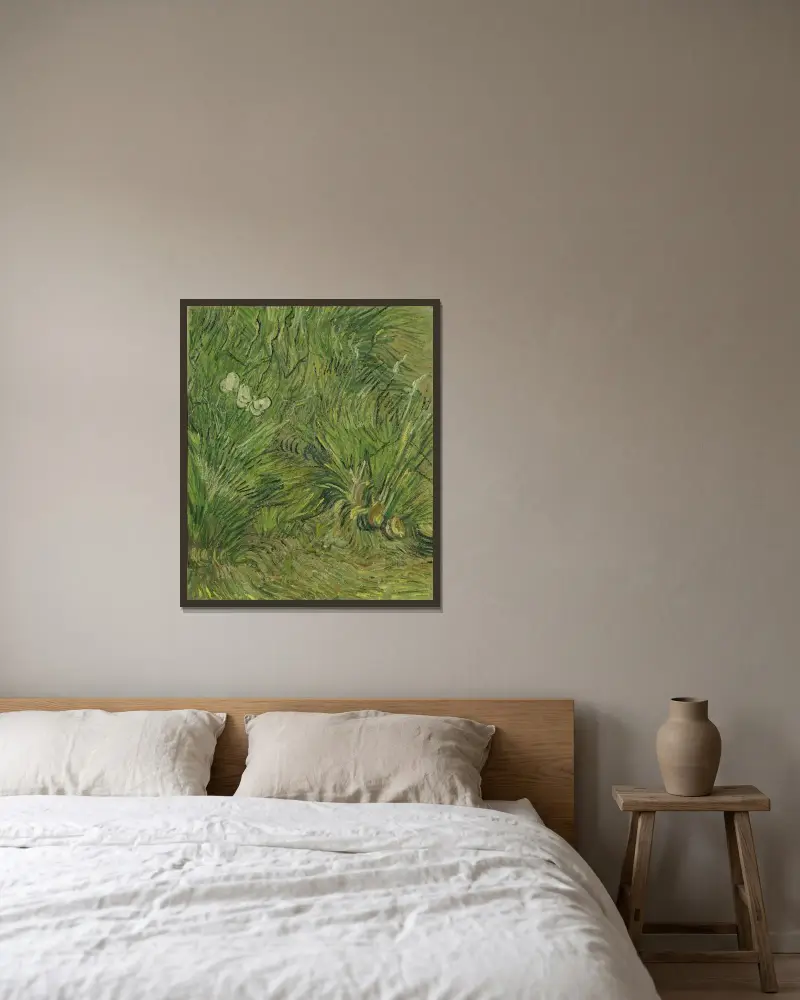 Ogród z motylami, Vincent van Gogh w ramie na ścianie