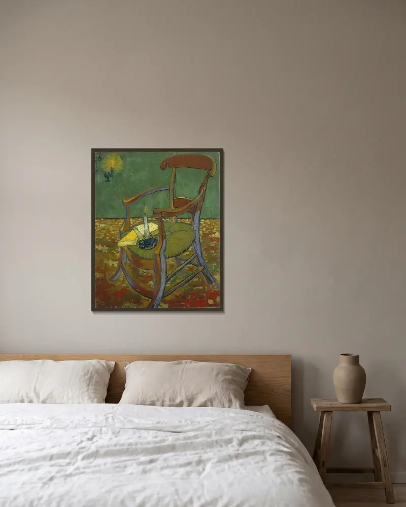 Gauguin’s Chair, Vincent van Gogh w ramie na ścianie