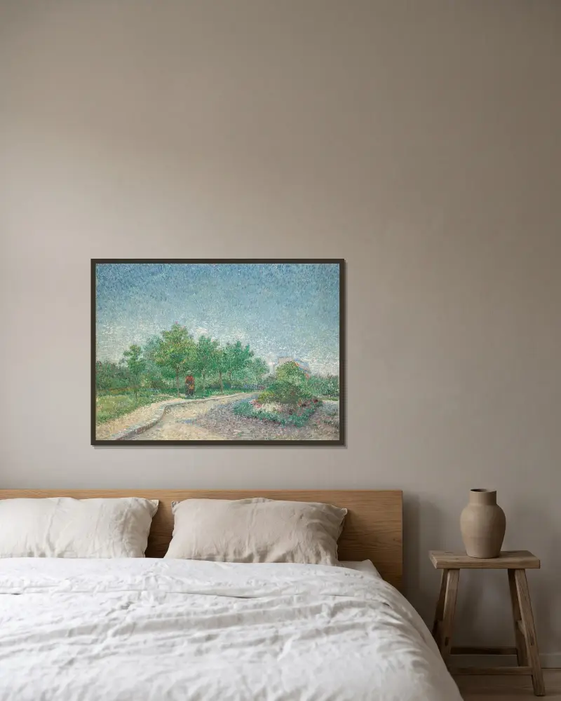 Square Saint-Pierre, Paris von Vincent van Gogh gerahmt an einer Wand