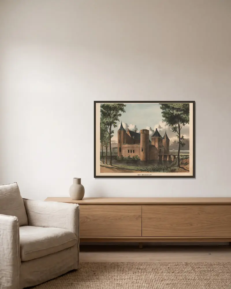 Het Muiderslot, Hendrik Jan van Lummel v rámu na stěně
