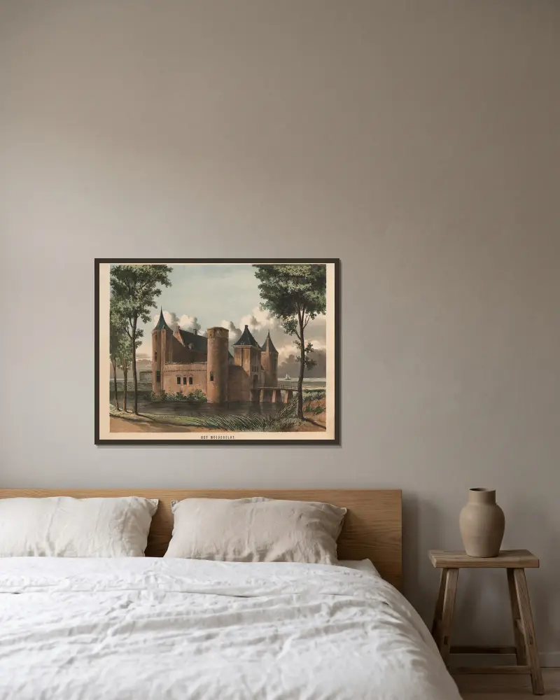 Het Muiderslot, Hendrik Jan van Lummel v rámu na stěně