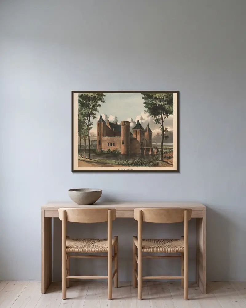 Het Muiderslot, Hendrik Jan van Lummel v rámu na stěně