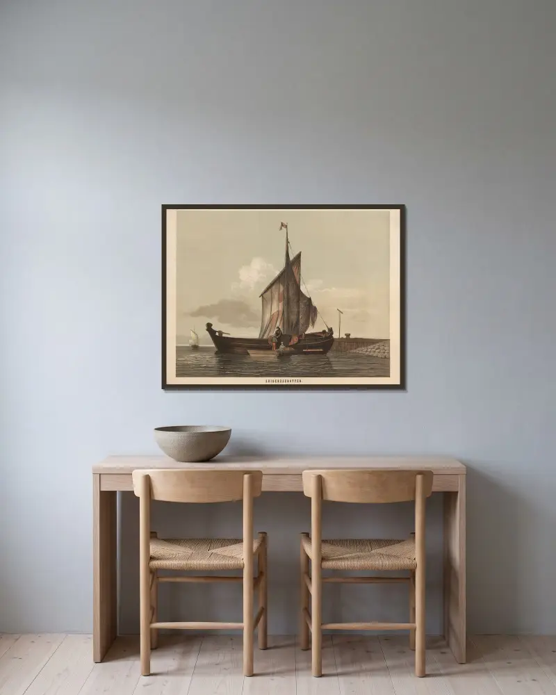Zuiderzeebotter, Hendrik Jan van Lummel v rámu na stěně