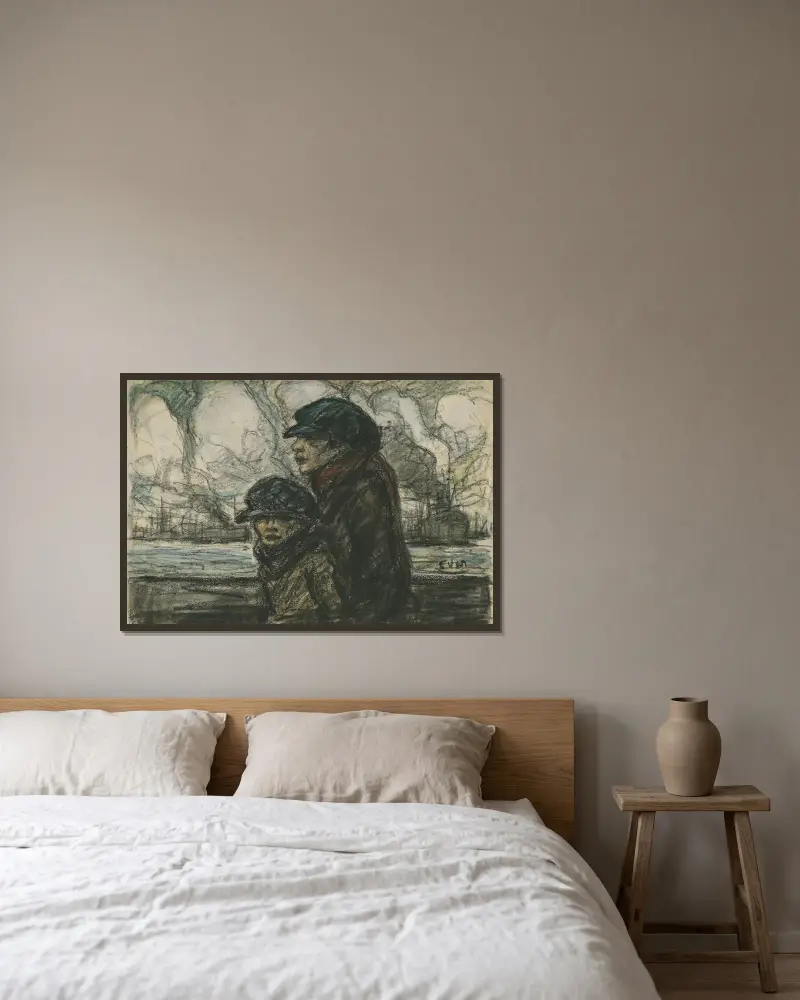 Baliekluivers von Eugeen Van Mieghem gerahmt an einer Wand