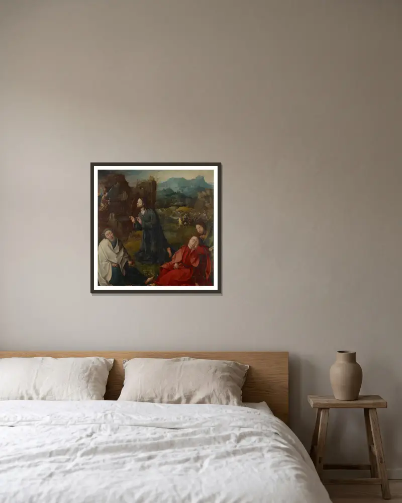 Chrystus w Ogrójcu, Bernard van Orley w ramie na ścianie