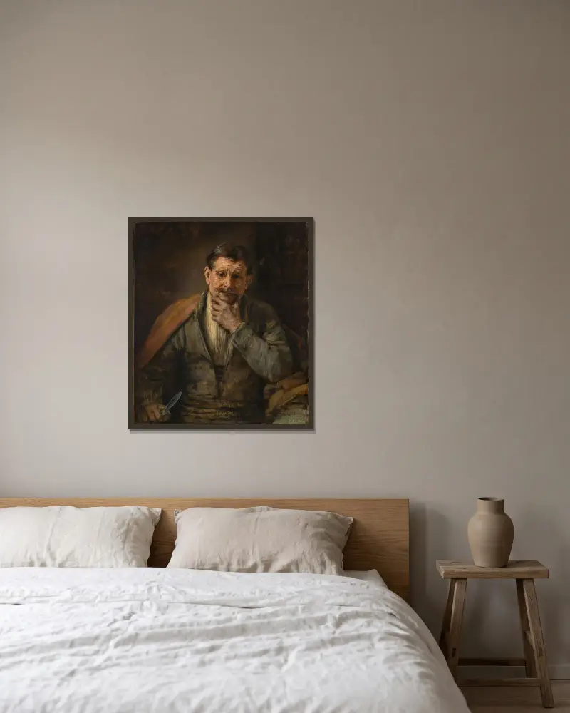 Svatý Bartoloměj, Rembrandt van Rijn v rámu na stěně