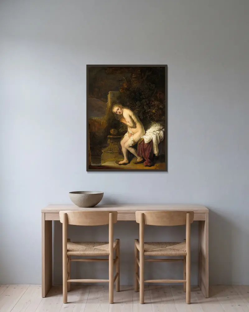 Zuzanna, Rembrandt van Rijn w ramie na ścianie