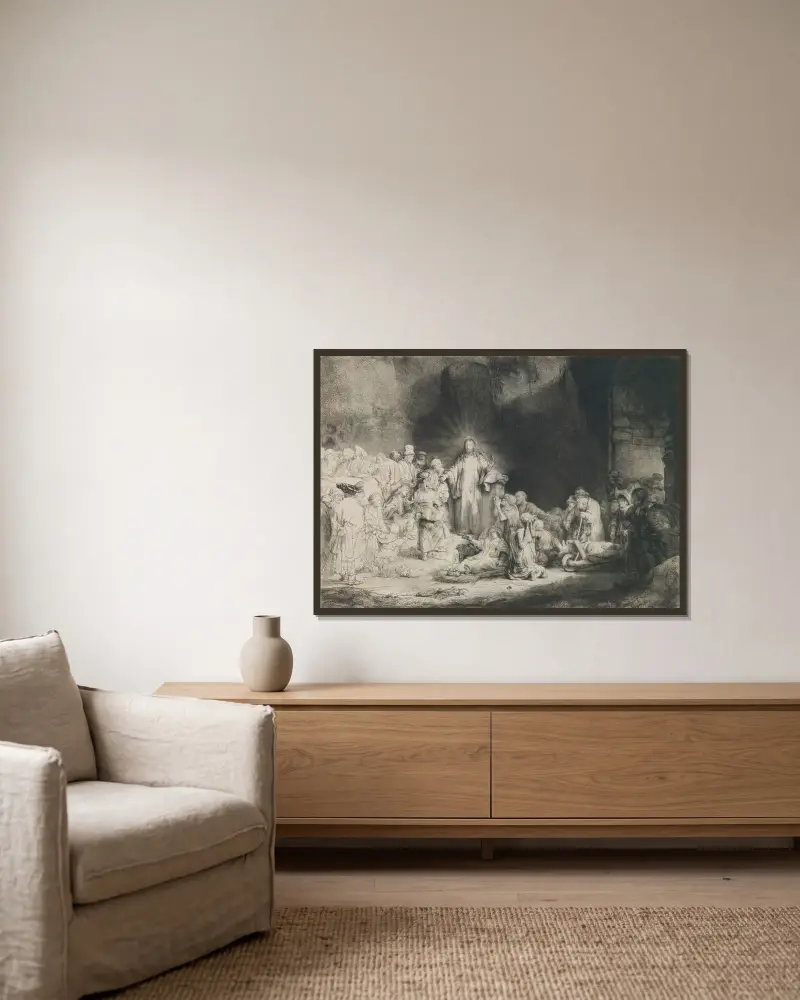 Stugulden, Rembrandt van Rijn w ramie na ścianie