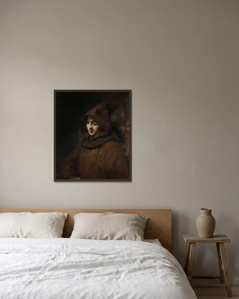 Titus in a Monk’s Habit, Rembrandt van Rijn w ramie na ścianie