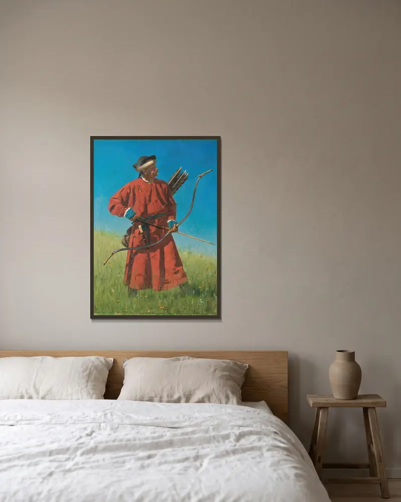 Bucharský voják, Vasily Vereshchagin v rámu na stěně