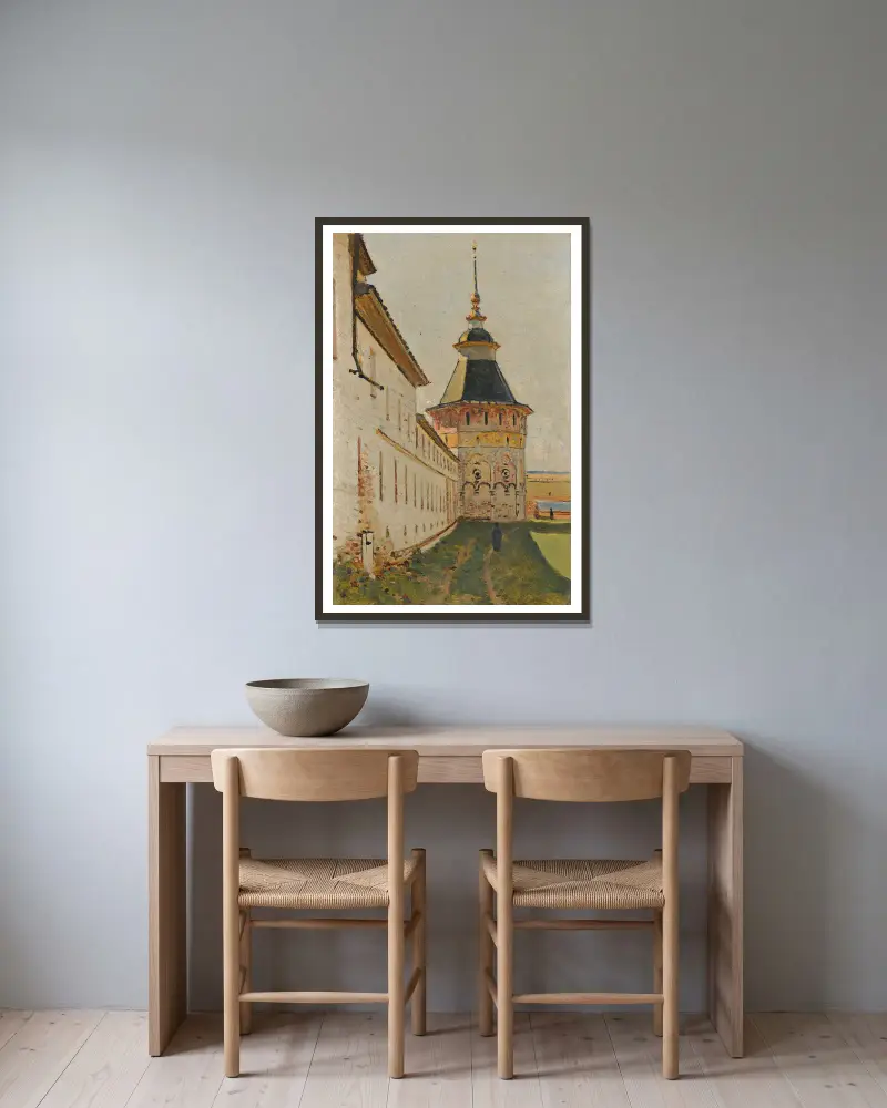 Klostertorn, Vasily Vereshchagin v rámu na stěně