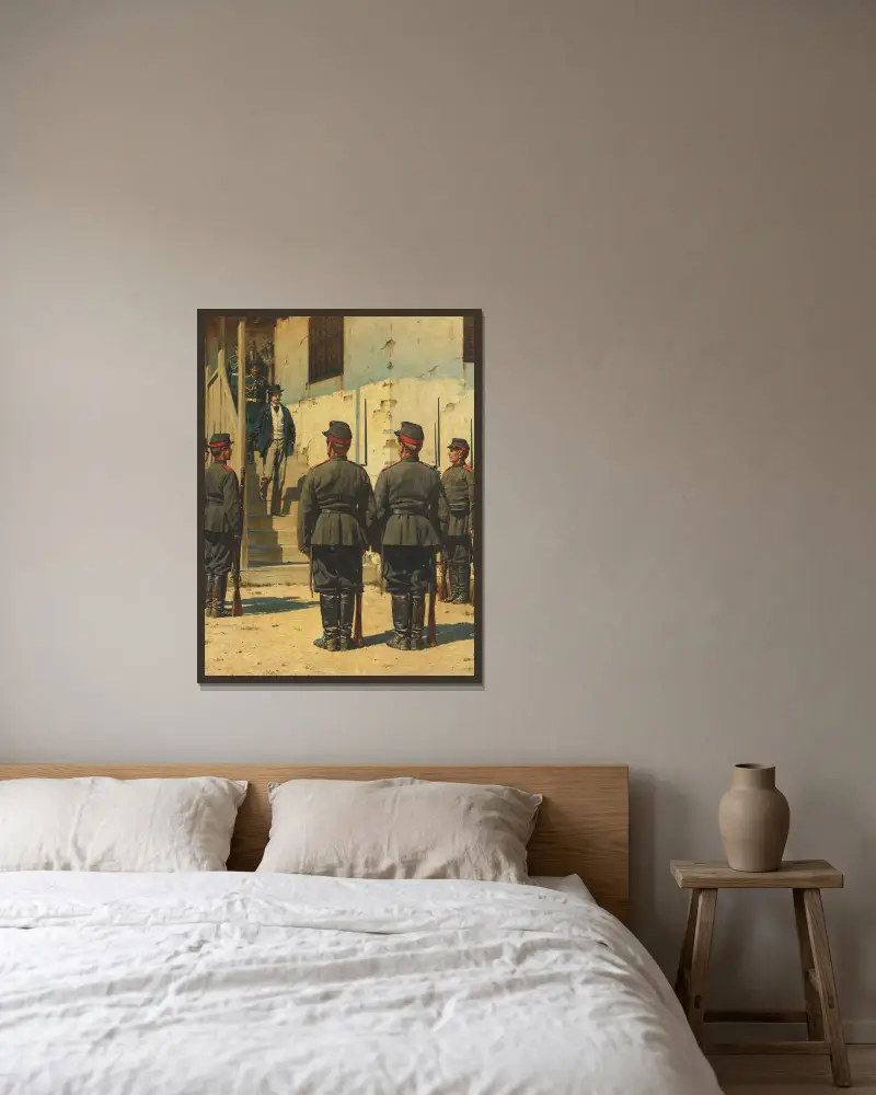 Szpieg, Vasily Vereshchagin w ramie na ścianie