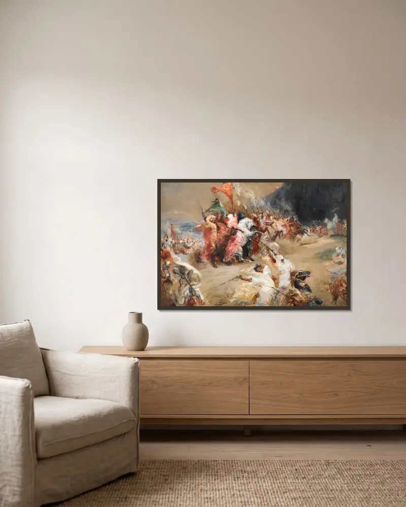 Fantazja, Georges Jules Victor Clairin w ramie na ścianie