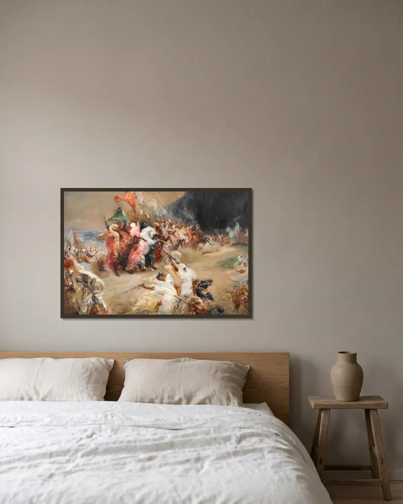 Fantazja, Georges Jules Victor Clairin w ramie na ścianie