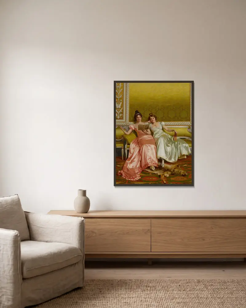 Ein amüsantes Kapitel von Vittorio Reggianini gerahmt an einer Wand