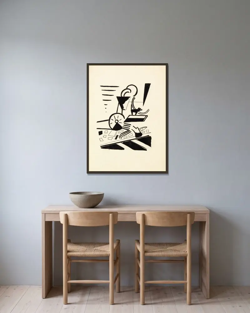 Wladimir Majakowski, Tafel 3 von Vladimir Mayakovsky gerahmt an einer Wand