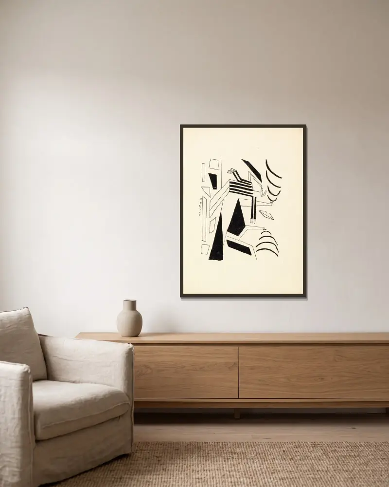 Vladimir Majakowski, Tafel 5 von Vladimir Mayakovsky gerahmt an einer Wand