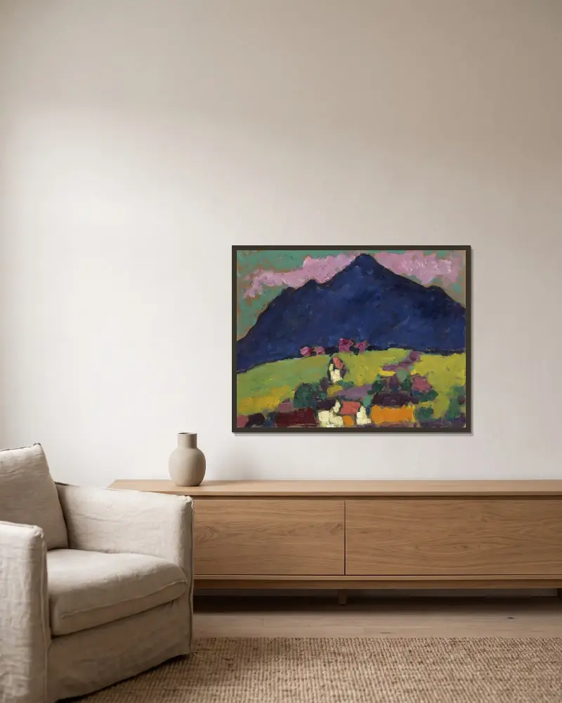 Murnau, Alexej von Jawlensky v rámu na stěně