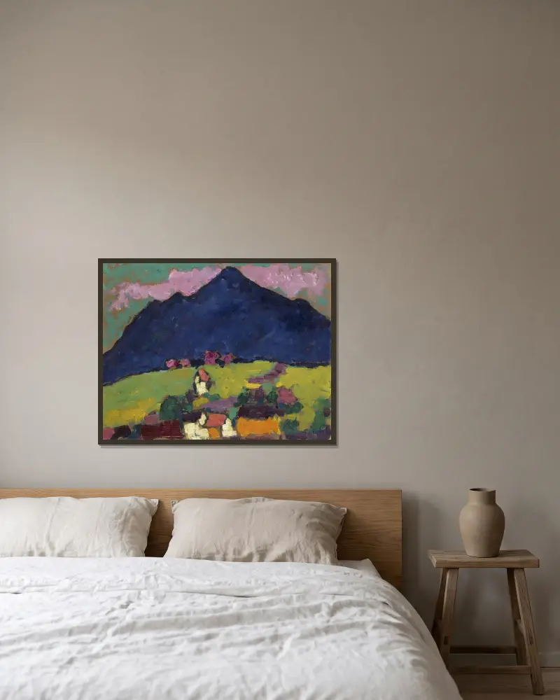 Murnau, Alexej von Jawlensky v rámu na stěně