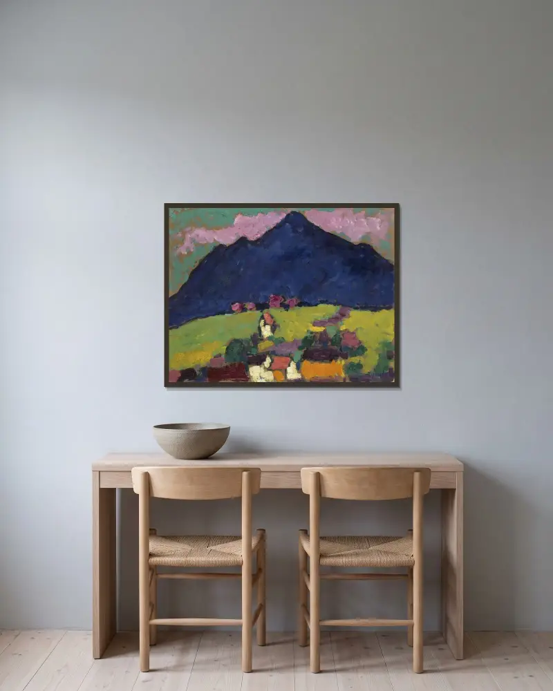 Murnau, Alexej von Jawlensky v rámu na stěně