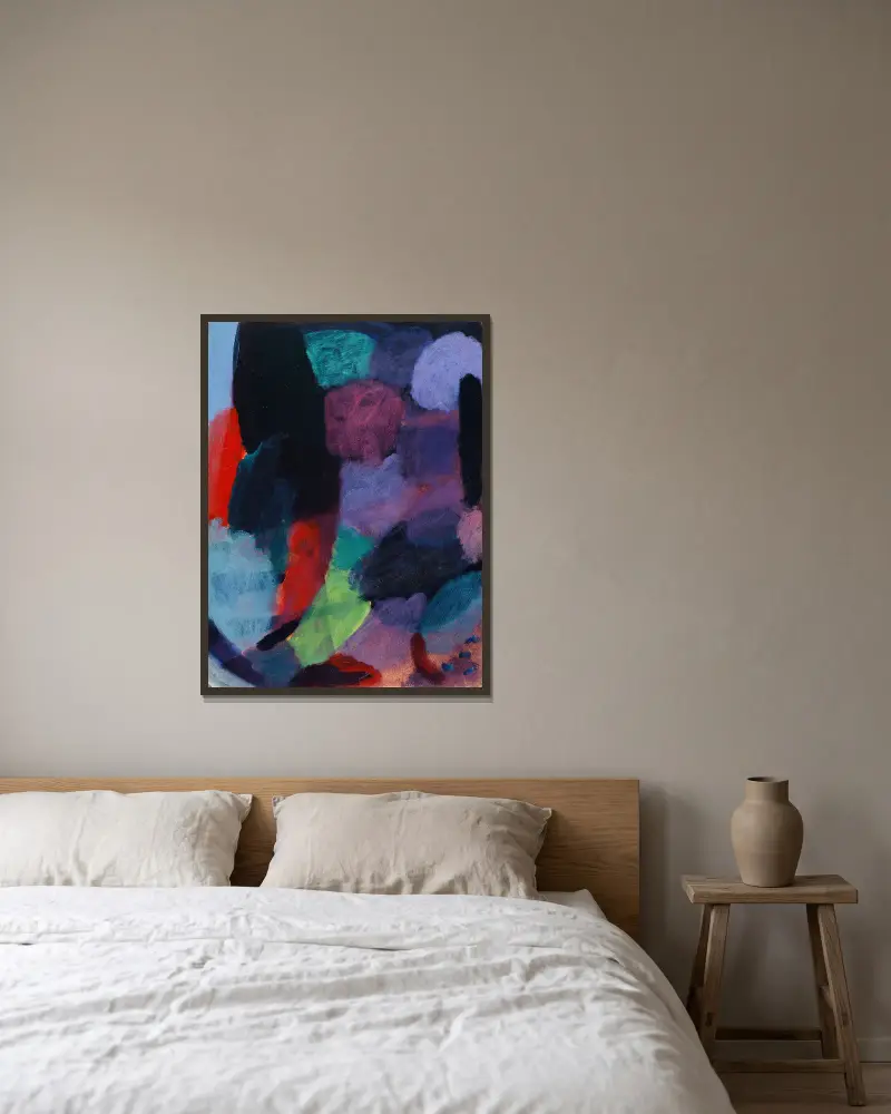Variace, noc, Alexej von Jawlensky v rámu na stěně