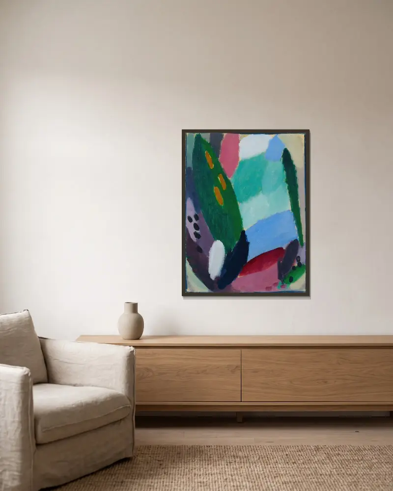 Wariacja nr 10, Alexej von Jawlensky w ramie na ścianie