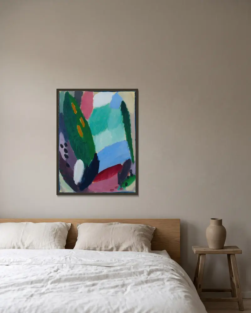 Wariacja nr 10, Alexej von Jawlensky w ramie na ścianie
