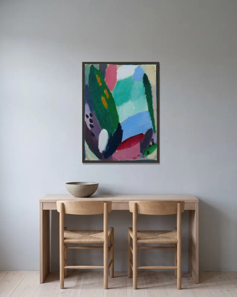 Wariacja nr 10, Alexej von Jawlensky w ramie na ścianie