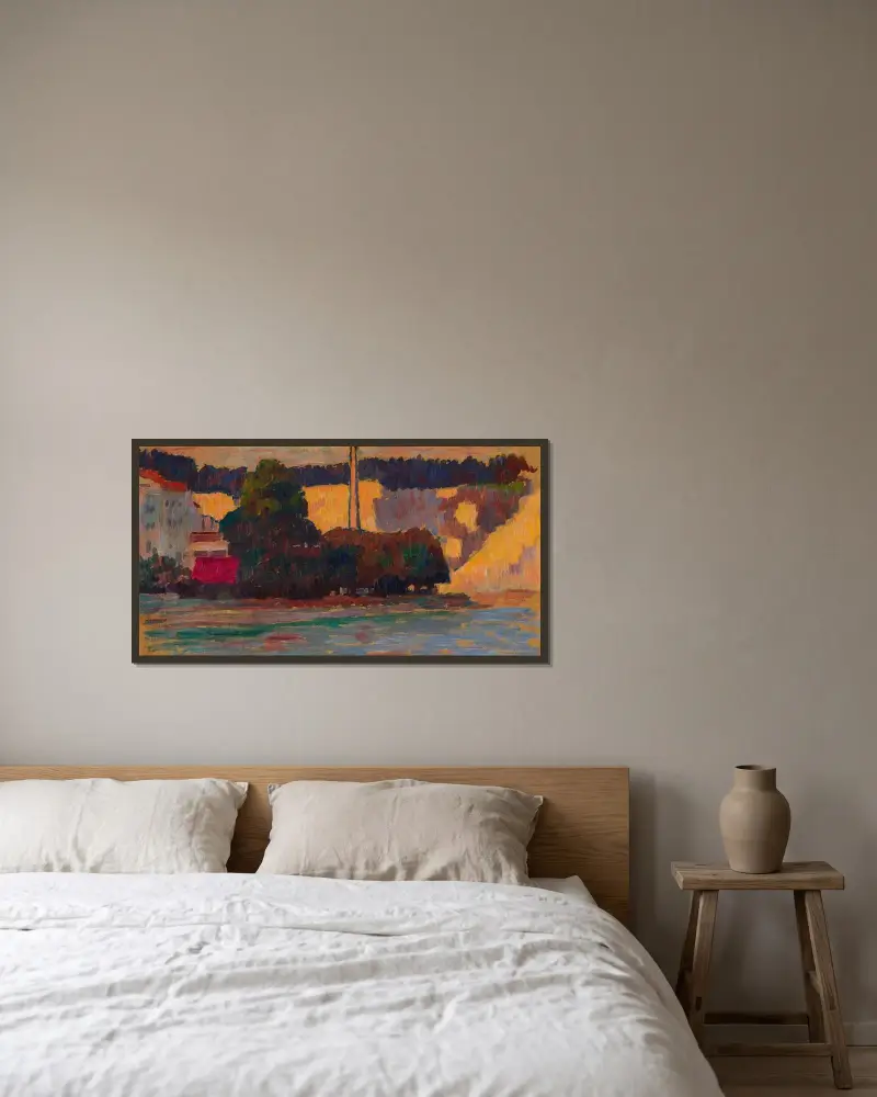 Wasserburg, Alexej von Jawlensky v rámu na stěně