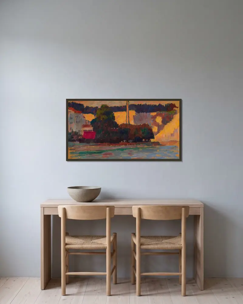 Wasserburg, Alexej von Jawlensky v rámu na stěně