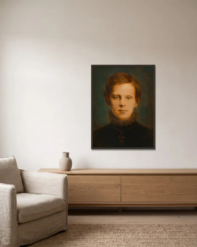 Korunní princ Rudolf, Franz von Lenbach v rámu na stěně