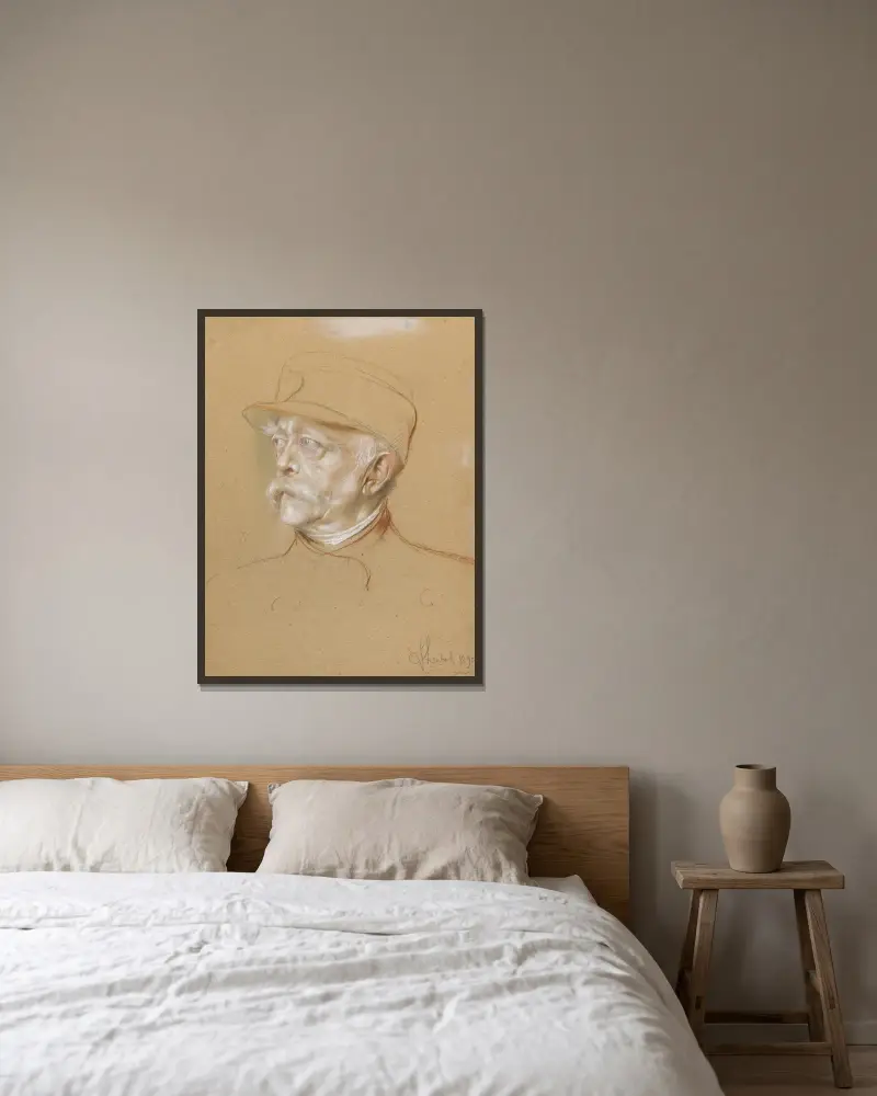 Otto von Bismarck, 1890 – Nr. 1, Franz von Lenbach v rámu na stěně