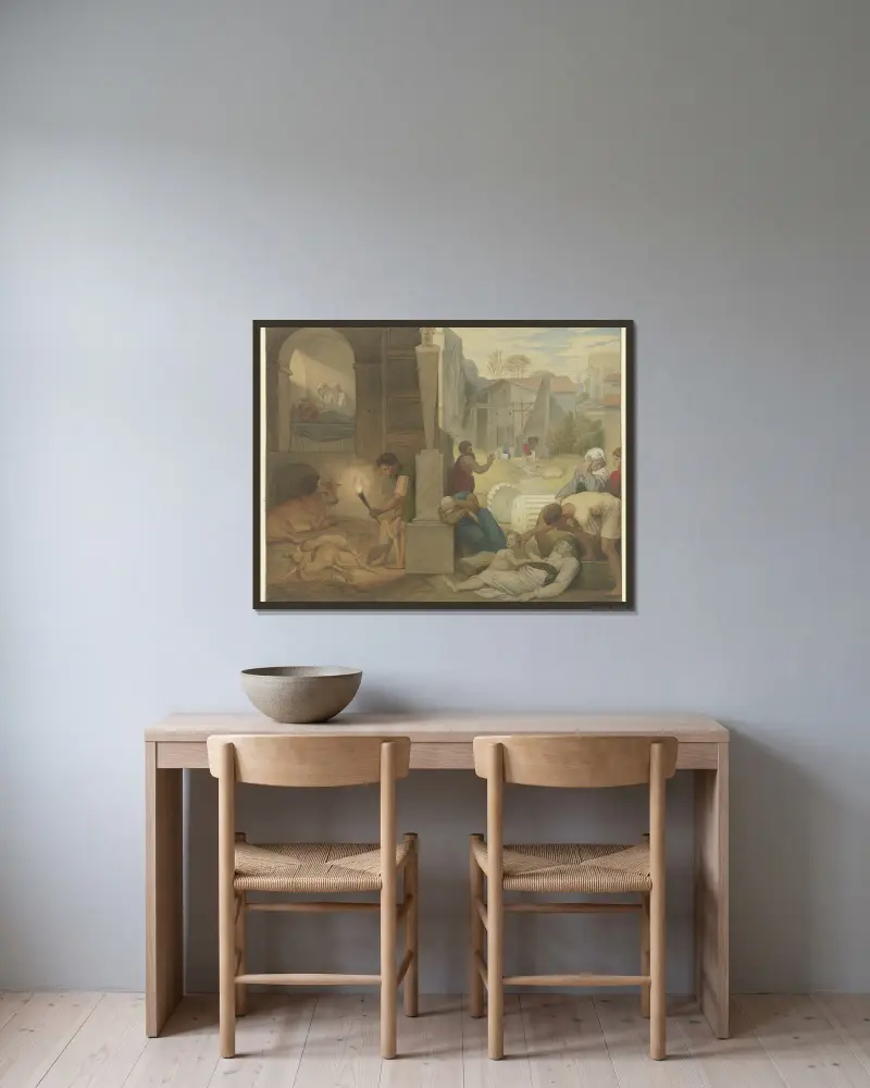 Raimondiego „Il Morbetto”, Eduard von Steinle w ramie na ścianie
