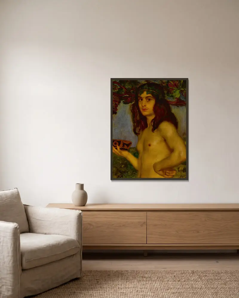 Dionýsos, Franz von Stuck v rámu na stěně