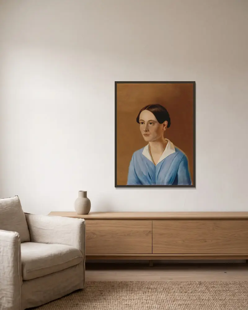 Ann-Marie Fabritius von Ferdinand von Wright gerahmt an einer Wand