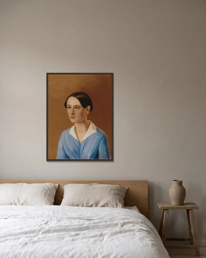 Ann-Marie Fabritius von Ferdinand von Wright gerahmt an einer Wand