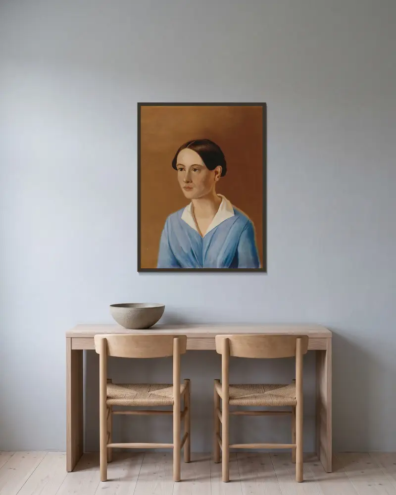 Ann-Marie Fabritius von Ferdinand von Wright gerahmt an einer Wand