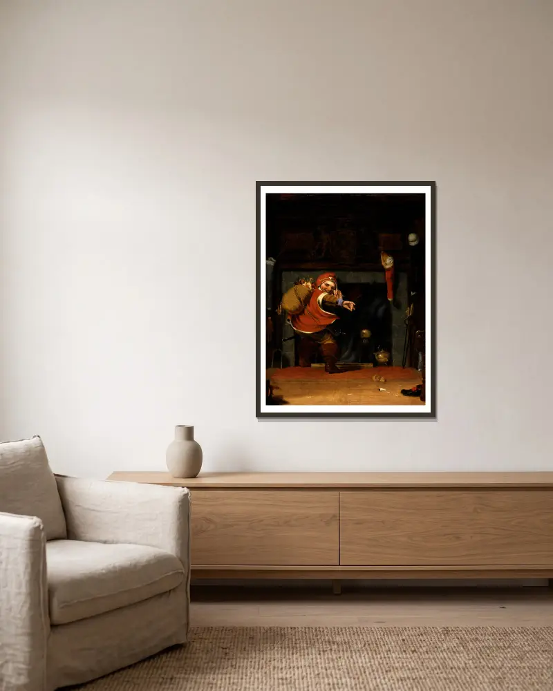 St. Nicholas von Robert Walter Weir gerahmt an einer Wand