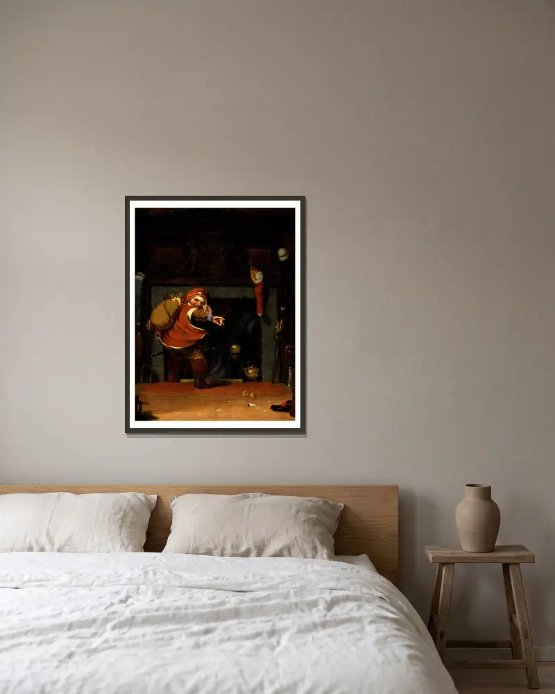 St. Nicholas von Robert Walter Weir gerahmt an einer Wand