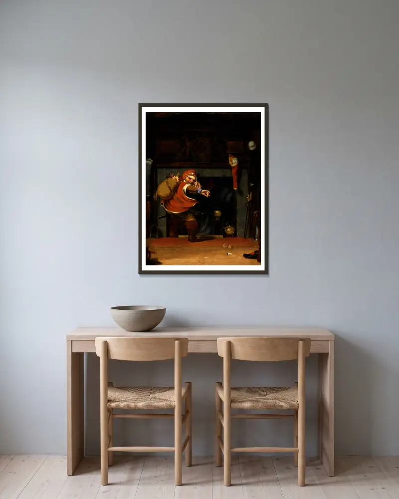 St. Nicholas von Robert Walter Weir gerahmt an einer Wand