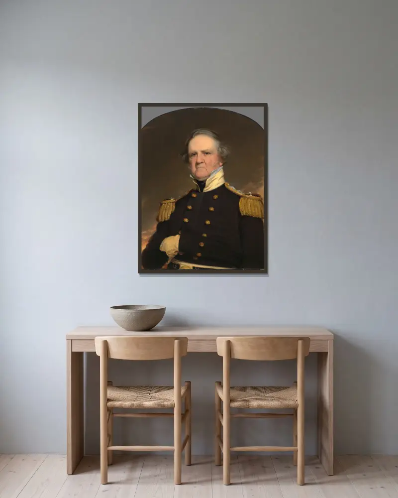 Winfield Scott, 1855, Robert Walter Weir v rámu na stěně