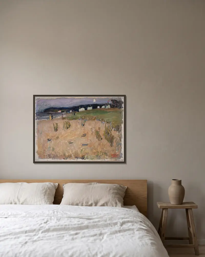 Binz na Rugii (Zmierzch), Wassily Kandinsky w ramie na ścianie