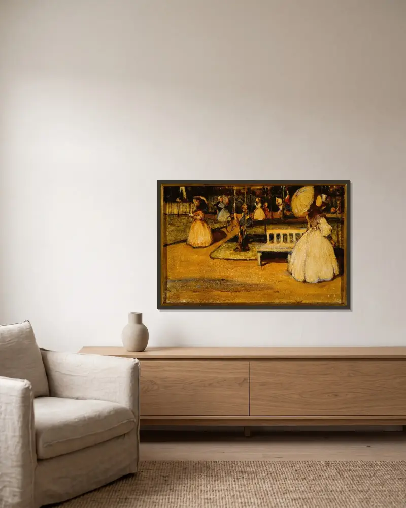 Czyste powietrze, Wassily Kandinsky w ramie na ścianie