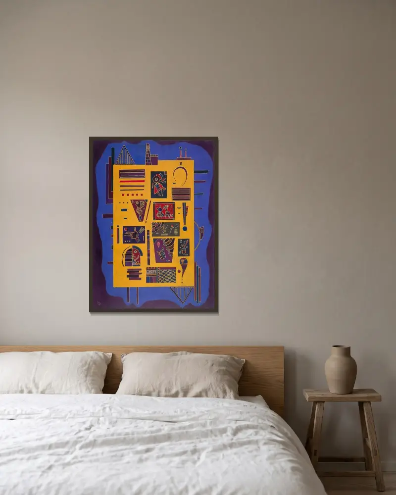Conglomerate, Wassily Kandinsky v rámu na stěně