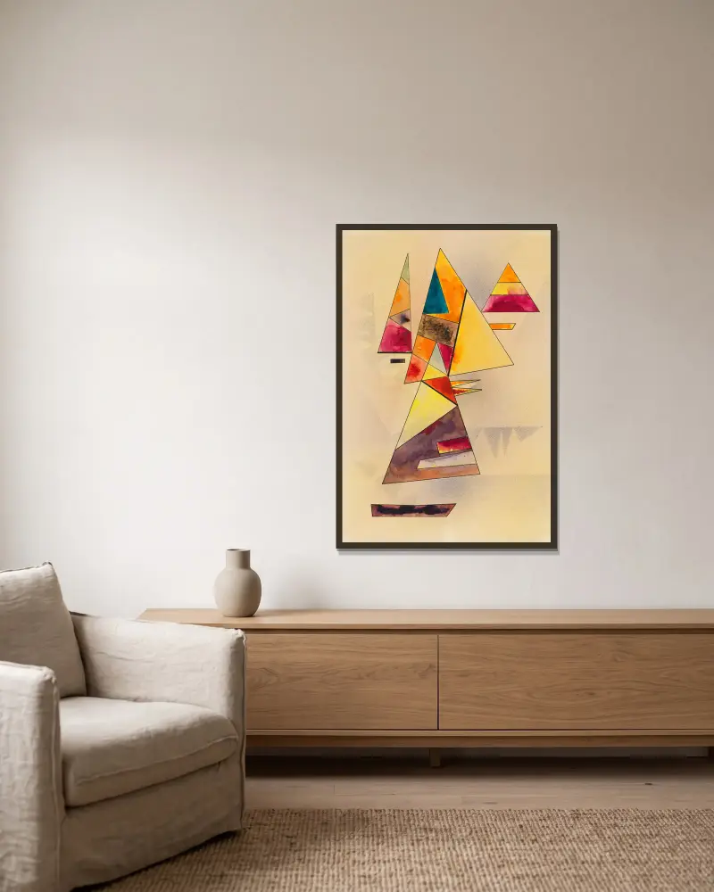 Friedlich, Wassily Kandinsky w ramie na ścianie