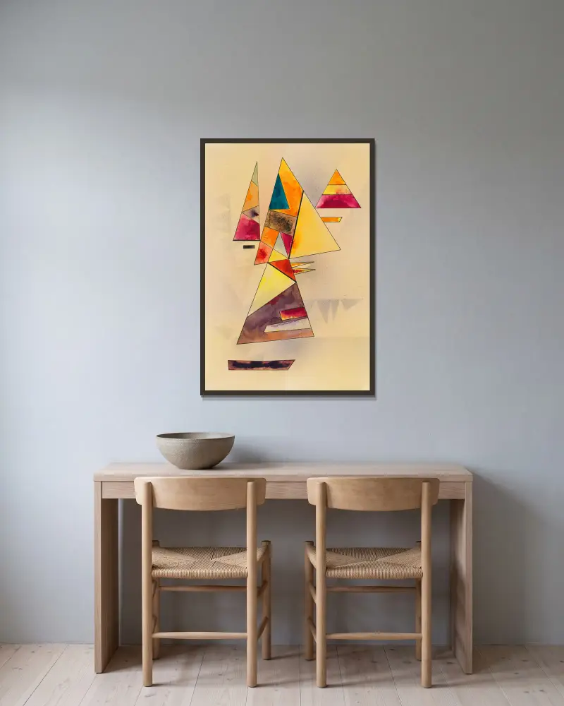 Friedlich, Wassily Kandinsky w ramie na ścianie