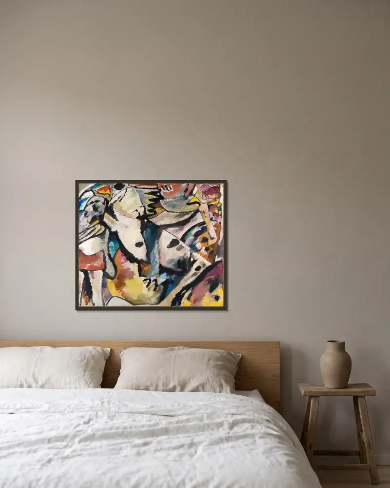 Improvizacja 13, Wassily Kandinsky w ramie na ścianie